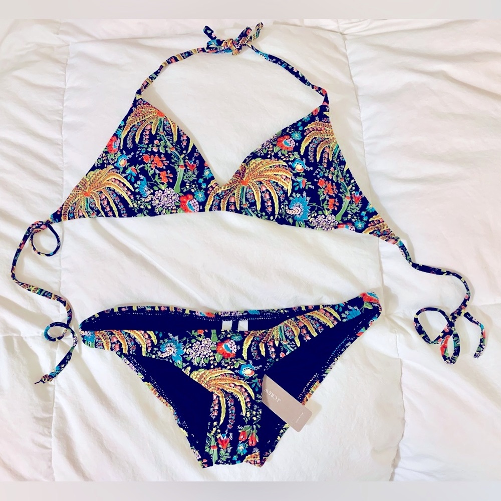 J.CREW Bikini Set, “Dryad Palms” - Rare! NWT 👙